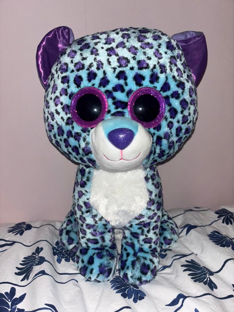 Ty Beanie Boo XL 42cm luipaard knuffel, Ophalen of Verzenden, Nieuw, Overige typen
