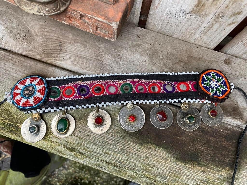 Prachtige hand gemaakte choker ketting., Overige materialen, Verstelbaar, Overige kleuren, Nieuw