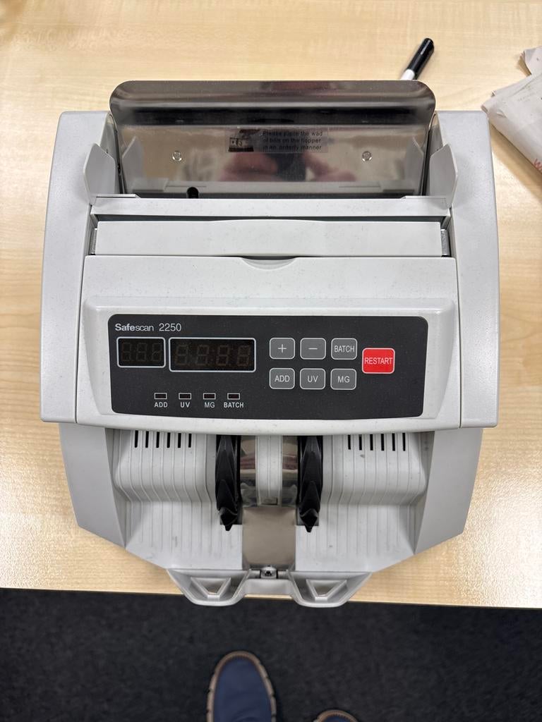 Safescan 2250 Geldtelmachine, Ophalen of Verzenden