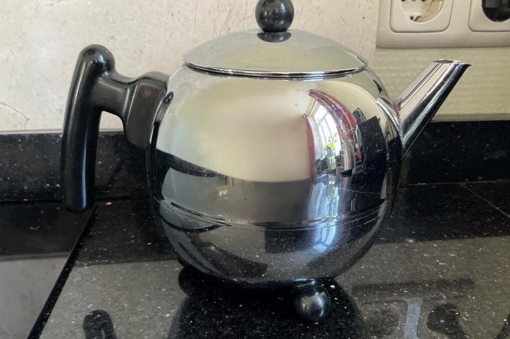 Bredemeijer Dubbelwandige Theepot - Houdt Thee Langer Warm, Ophalen of Verzenden, Gebruikt