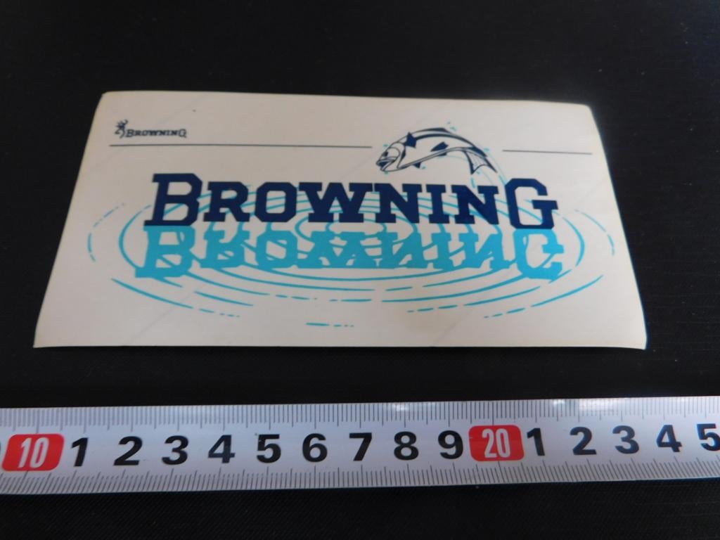 sticker hengelsport browning, Ophalen, Zo goed als nieuw