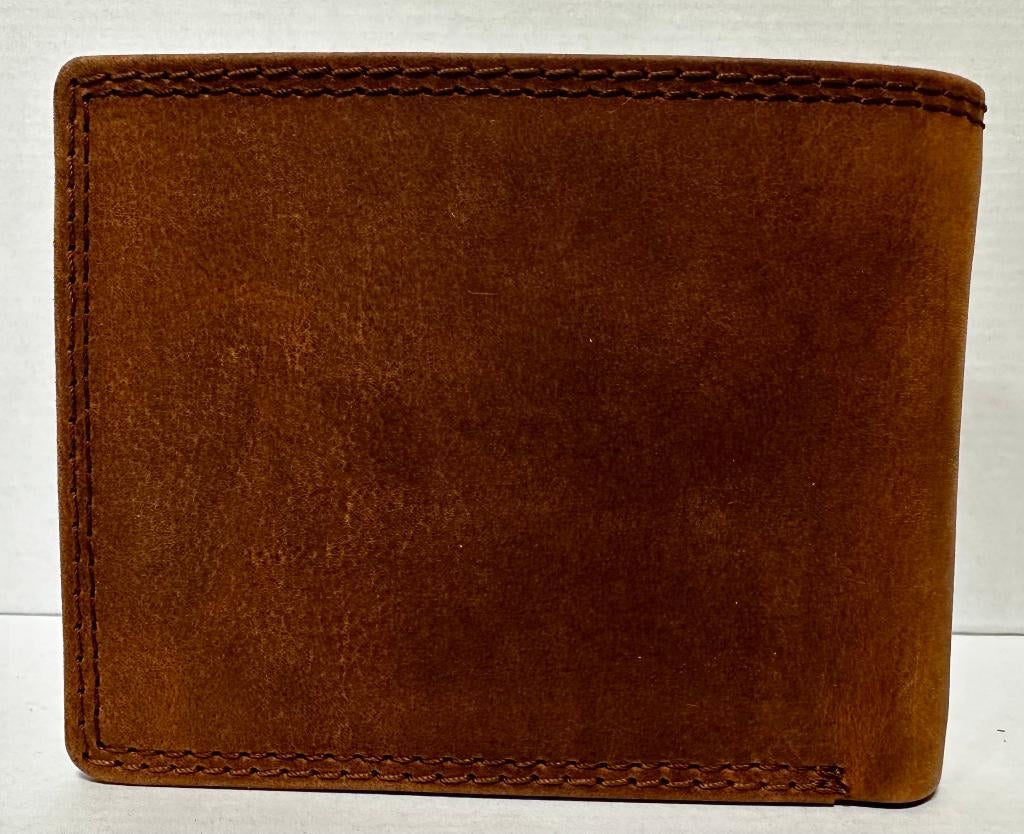 Tijger portemonnee van leer portefeuille bruin leder, Info@deconoord.nl, Bruin, Deco Noord, Nieuw