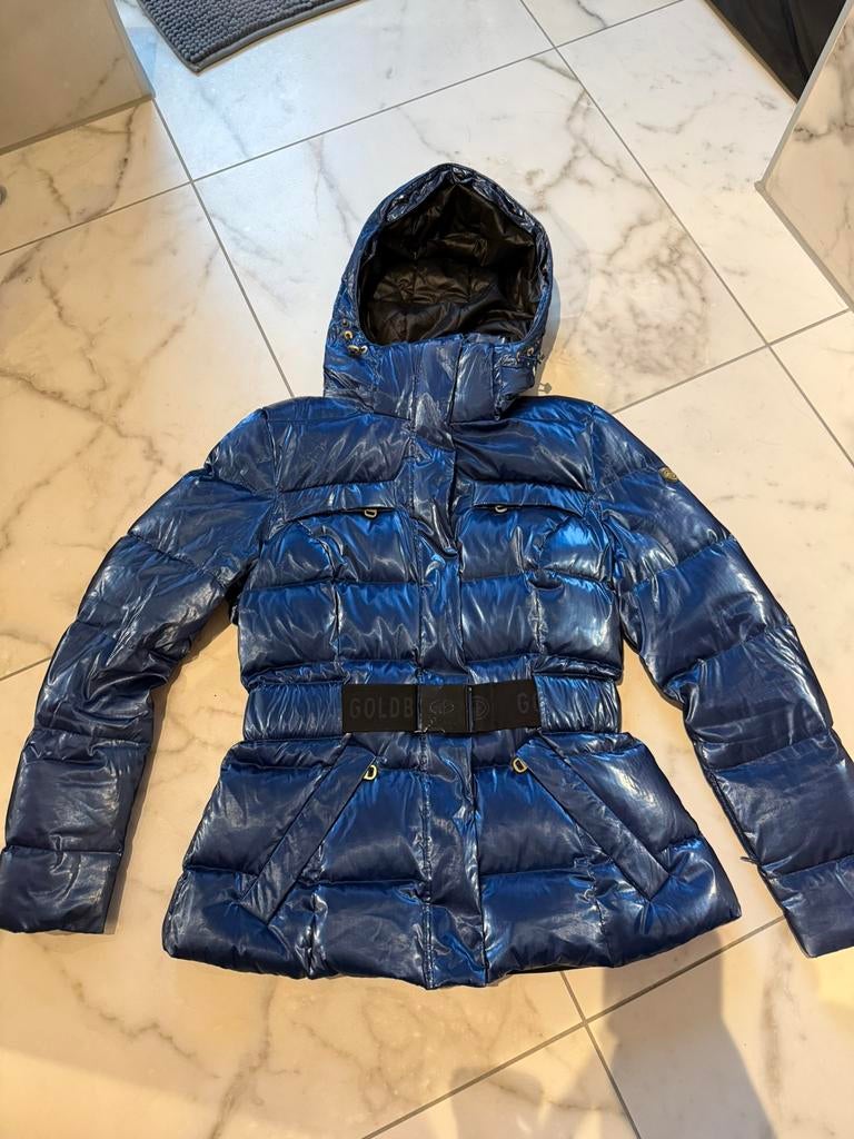 Blauwe ski jas Goldbergh, Ophalen of Verzenden, Gedragen, Maat 42/44 (L), Jack