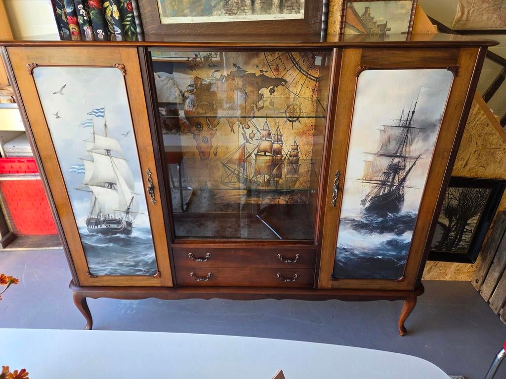 Vintage bruynzeel Zaandam Holland
Queen Ann kast, buffetkast, Ophalen of Verzenden, Gebruikt, 25 tot 50 cm