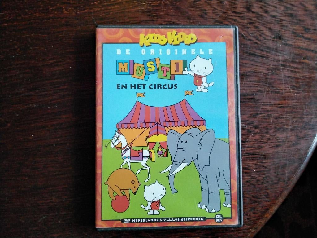 Musti en het circus, origineel, Cd's en Dvd's, Dvd's | Kinderen en Jeugd, Avontuur, Alle leeftijden, Ophalen of Verzenden, Zo goed als nieuw