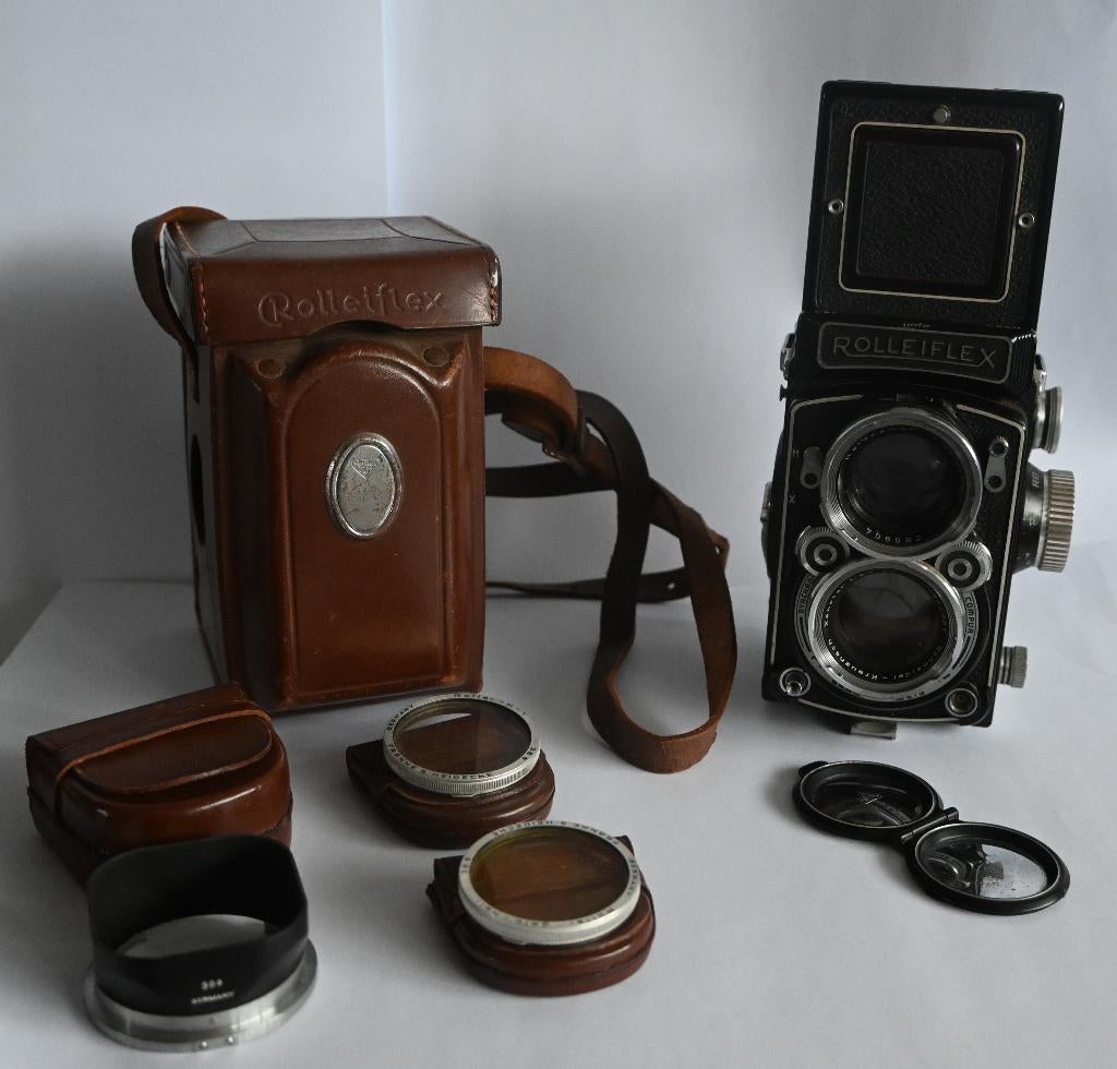 Rolleiflex Automat 2.8C TLR Film Camera Xenotar 1:2.8/80, Ophalen of Verzenden, Gebruikt, Compact, Overige Merken