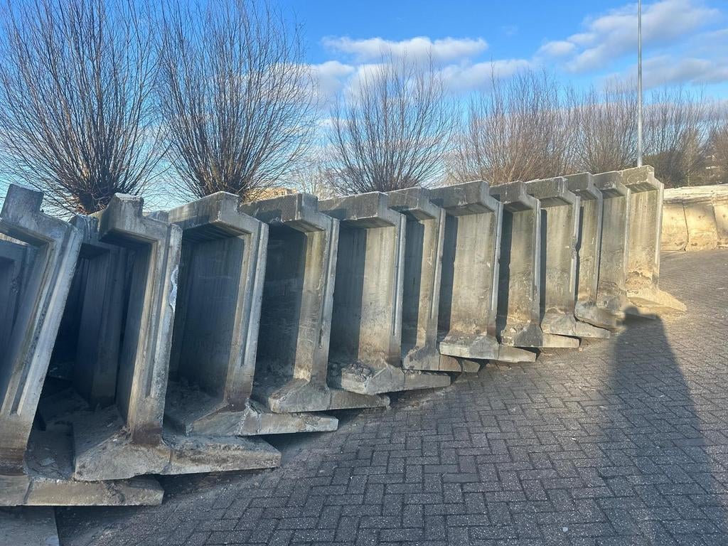 Nette gebruikte  keerwanden  100x154cm  sleufsilo mestopslag, Ophalen of Verzenden, Gebruikt, Minder dan 100 cm, Biels