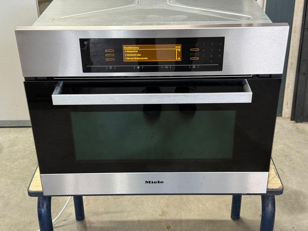 Miele H5080BM Combimagnetron - Topstaat!, 45 tot 60 cm, Hete lucht, Ophalen of Verzenden, Zo goed als nieuw