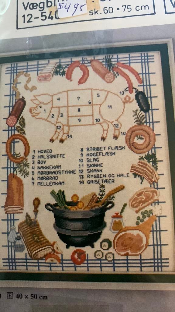 Borduurpakket eva rosenstand varken 60x75, Ophalen of Verzenden, Nieuw, Borduurpakket