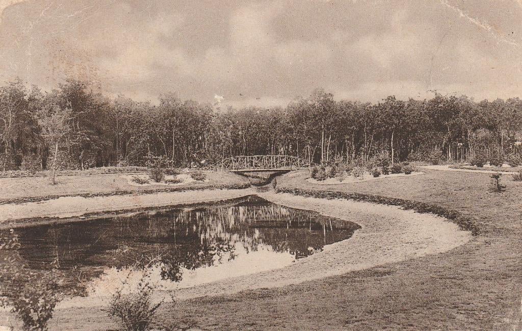 Bergen    Tuin Retraitenhuis, Ophalen of Verzenden, 1920 tot 1940, Gelopen, Noord-Holland