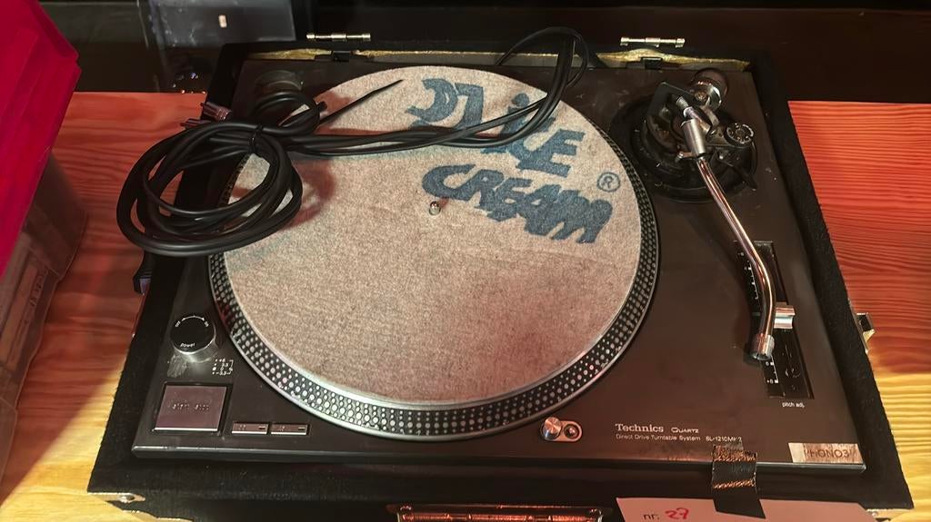 Technics SL-1210 MK2 Platenspeler - gebroken Arm, Audio, Tv en Foto, Platenspelers, Ophalen, Gebruikt, Pitch-regelaar, Platenspeler