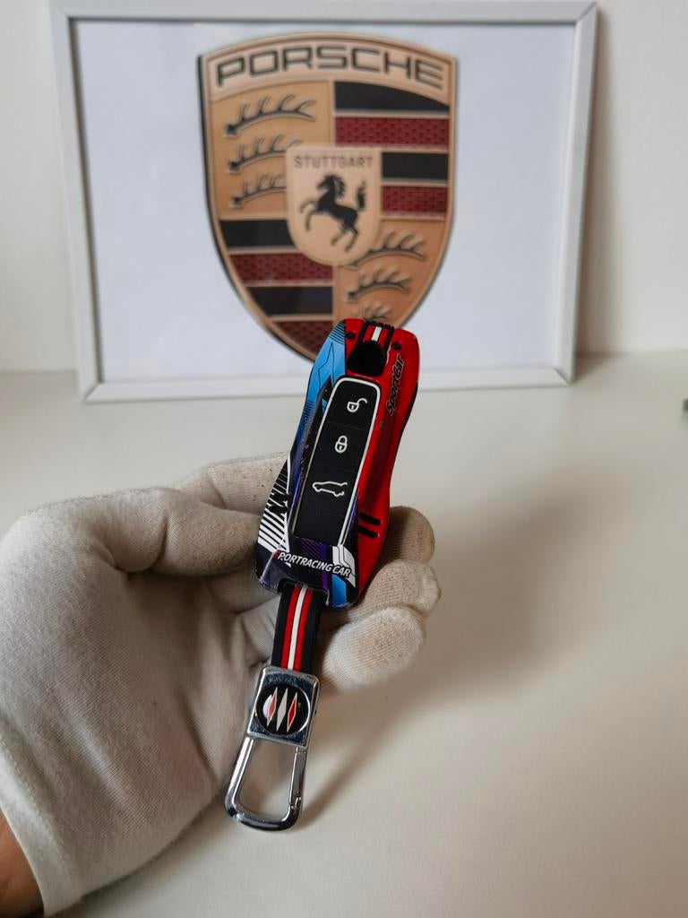 Heel mooi porsche sleutel cover / sleutelhoes ❤️🖤, Ophalen of Verzenden, Zo goed als nieuw