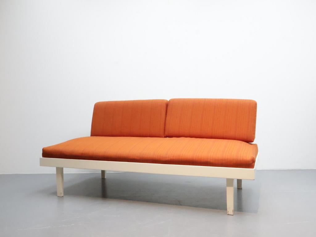 Vintage daybed | Bank | Oranje, Ophalen, Gebruikt, ., Wit