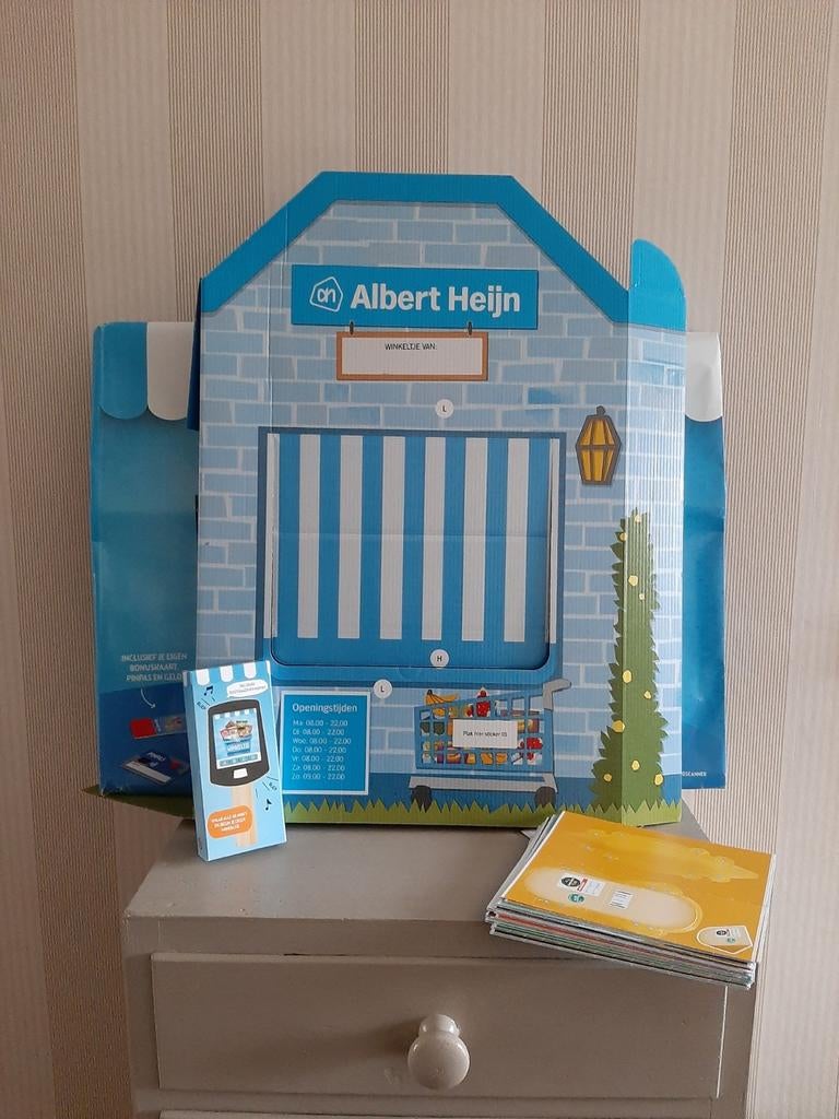Mini boodschappen scanner, winkeltje en mini's winkeltje AH, Verzamelen, Supermarktacties, Albert Heijn, Ophalen of Verzenden