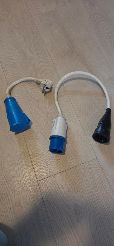 Verloopstekker Camper - Mannelijk & Vrouwelijk, Caravans en Kamperen, Ophalen of Verzenden, Gebruikt
