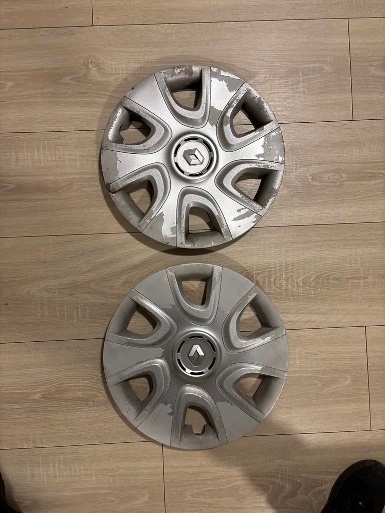 Renault Clio/Kangoo/Zoë 15 inch wieldoppen, Auto diversen, Wieldoppen, Ophalen of Verzenden, Gebruikt