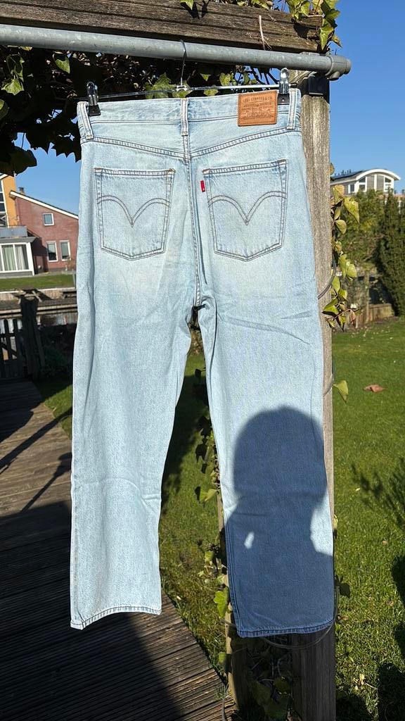Levi’s ribcage straight ankle maat 30, Ophalen of Verzenden, Zo goed als nieuw, Blauw, W30 - W32 (confectie 38/40)
