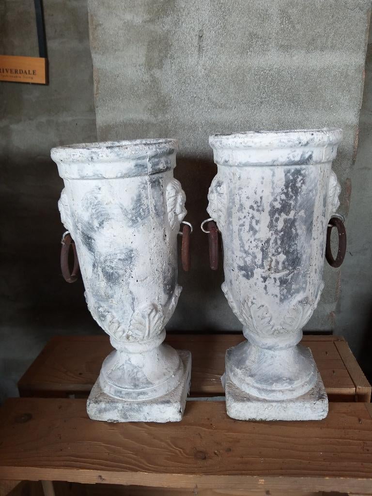 potten met metalen ringen, Ophalen of Verzenden