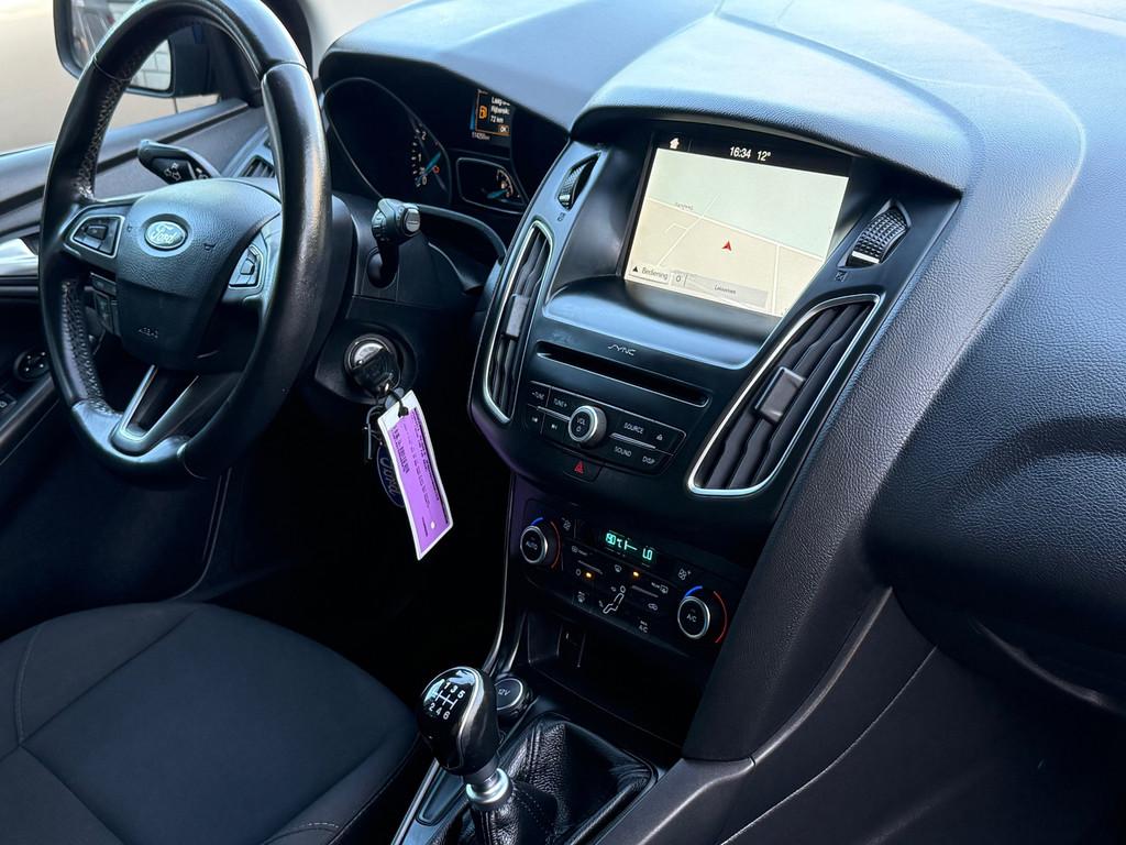 Ford Focus Wagon 1.0 Lease Edition Navi Cruise Airco Pdc Nie, Gebruikt, Euro 6, Blauw, Origineel Nederlands