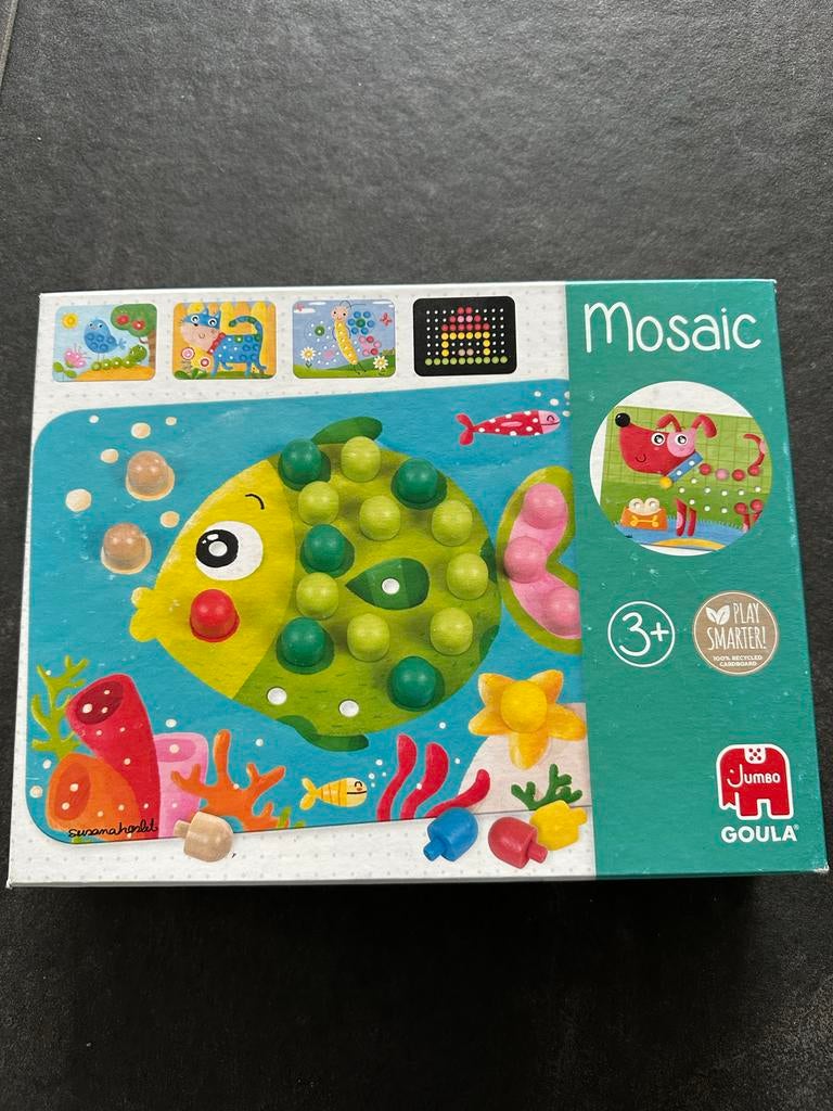 Goula Mozaïek Spel voor Kinderen (3+), Ophalen of Verzenden, Zo goed als nieuw, Puzzelen
