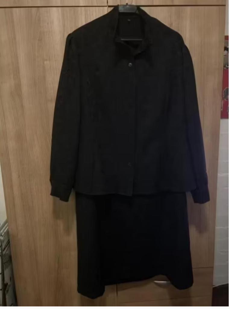 Boerenbruiloft set jasje + rok (carnaval), Ophalen, Zo goed als nieuw, Maat 46/48 (XL) of groter, Carnaval