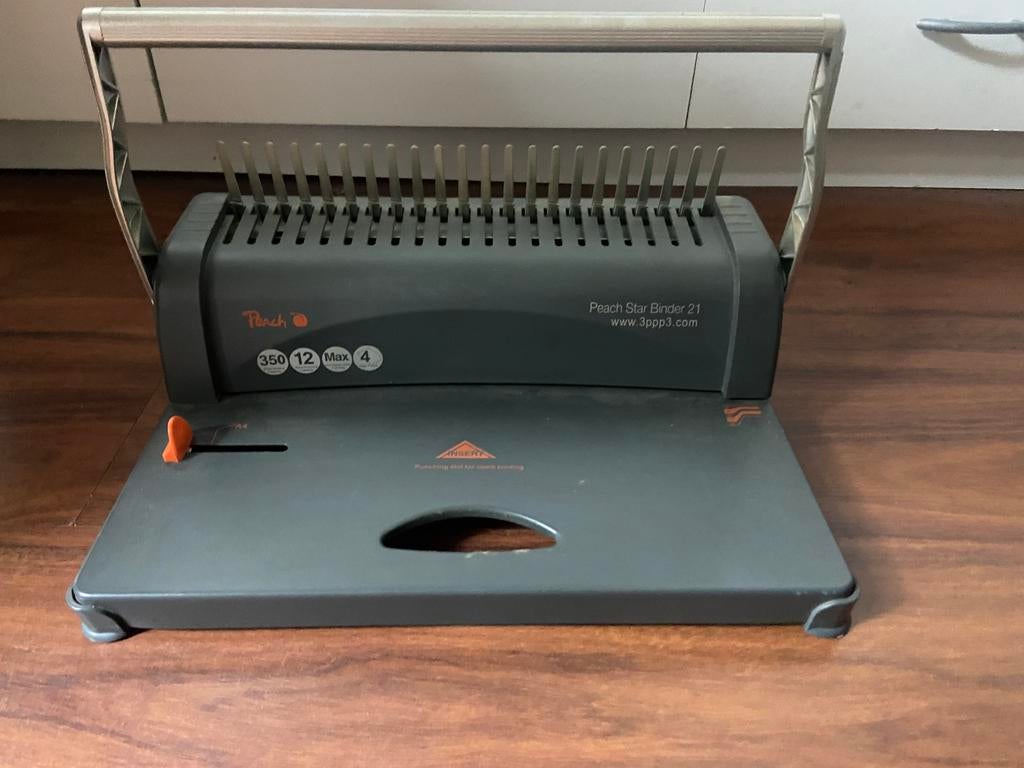 Inbindmachine- peach binder 21, Diversen, Ophalen of Verzenden, Zo goed als nieuw