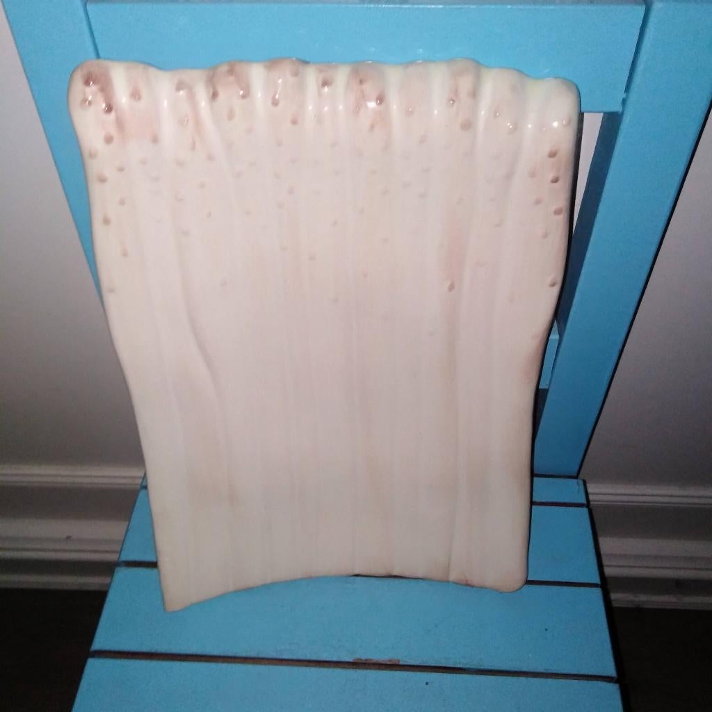 Aspergeschaal van aardewerk 26x19 cm, Ophalen, Gebruikt, Schaal of Schalen, Overige stijlen