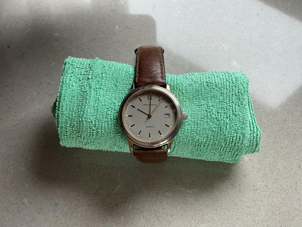 Prisma horloge, Overige merken, Polshorloge, Ophalen of Verzenden, Leer