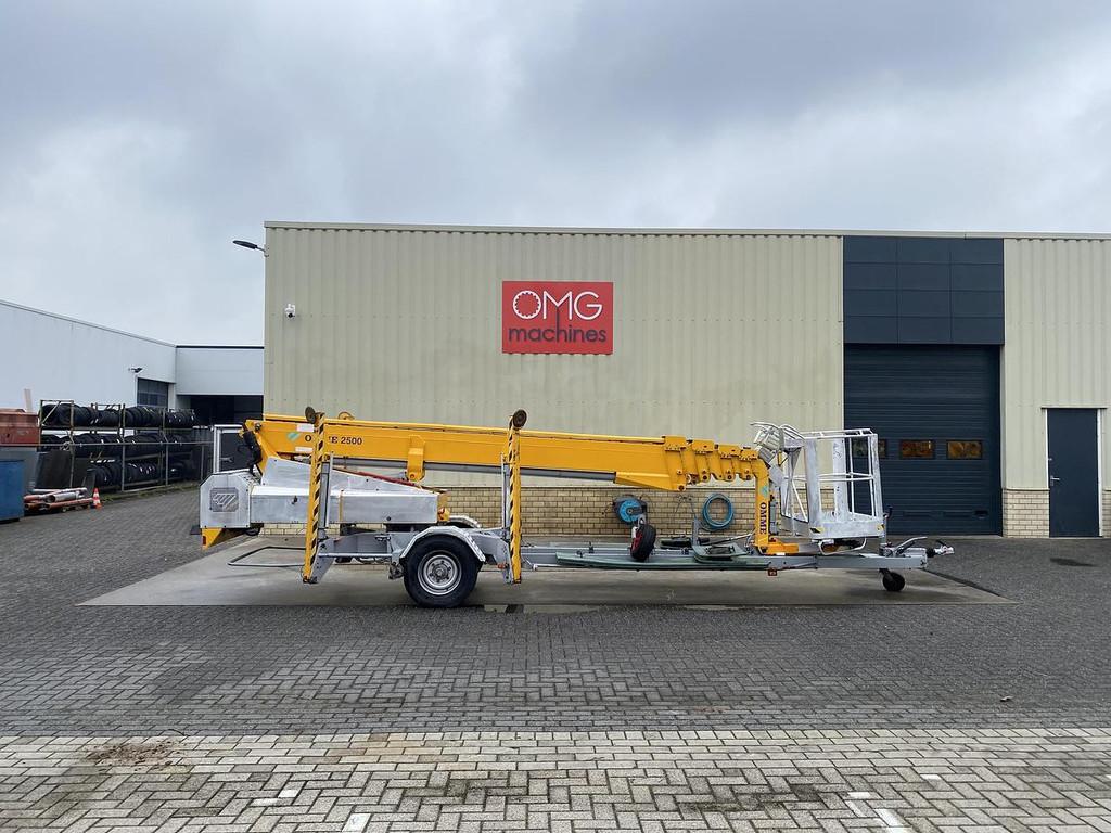 1996 Omme 2500 EBDZ, Aanhanger hoogwerker, 25 meter, Zakelijke goederen, Machines en Bouw | Liften, Steigers en Ladders