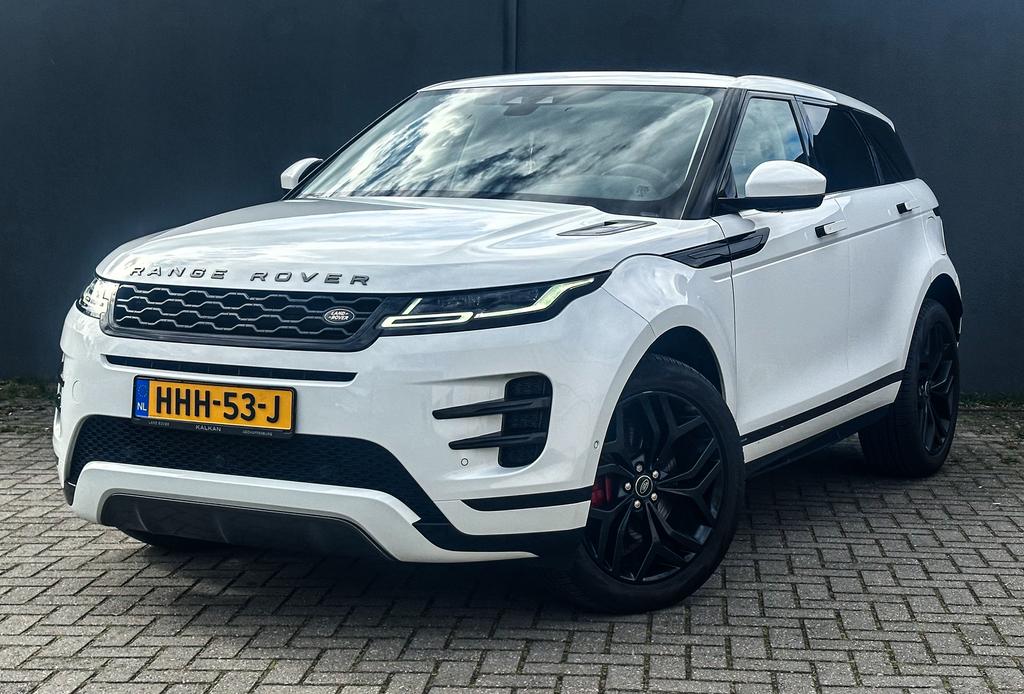 Land Rover Range Rover Evoque R-dynamic P300e 309pk AWD Pano, Auto's, Automaat, 309 pk, 1498 cc, Zwart
