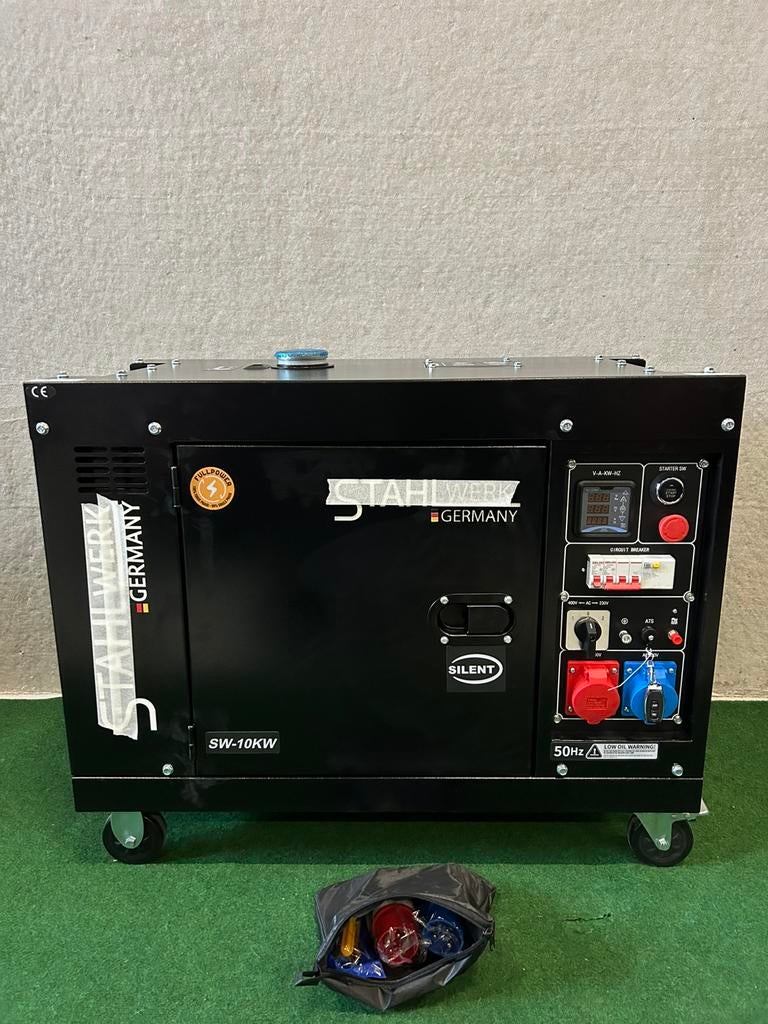 Nieuwe 10 KVA professionele SW-10 dieselaggregaten, Ophalen, Elektrisch startend, Nieuw, SW-10