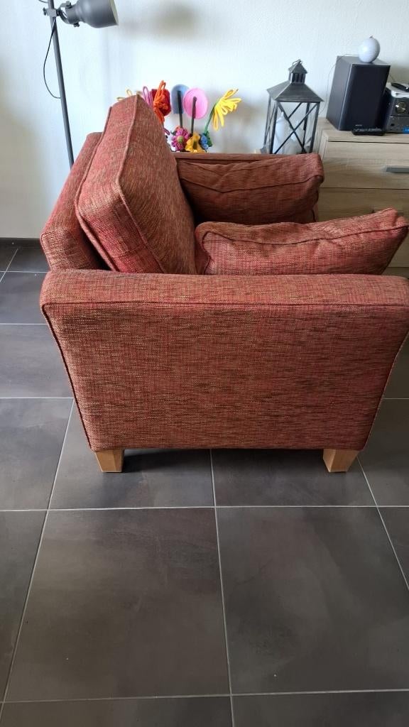 Loveseat / fauteuil, Ophalen, 75 tot 100 cm, Zo goed als nieuw, 100 tot 125 cm