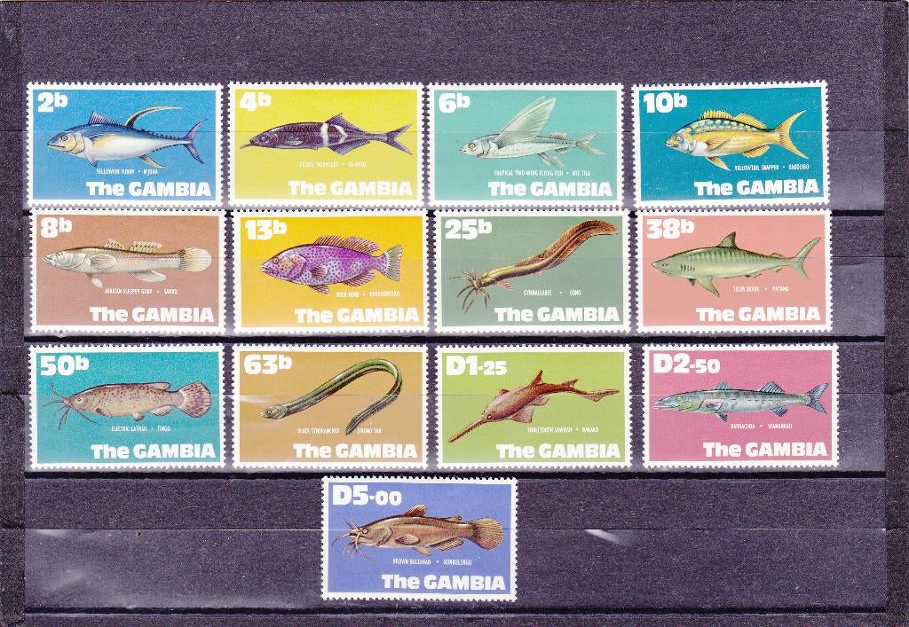 Vissen Gambia (390), Verzenden, Postfris, Dier of Natuur
