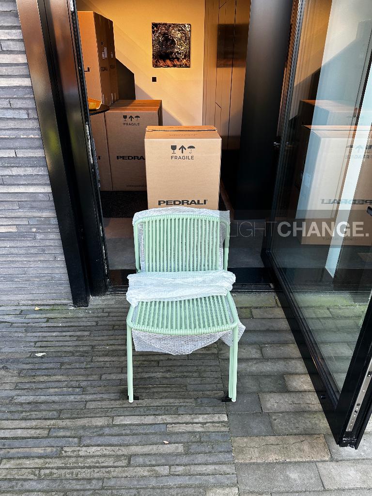 Pedrali Tribeca 3660 groot aantal + Nolita Lounge NIEUW -50%, Tuin en Terras, Waterstad 23, Nieuw, Metaal, Ophalen