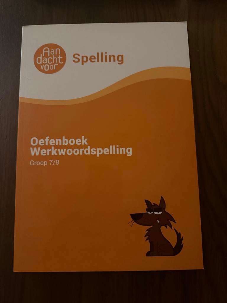 Oefenboek Werkwoordspelling Groep 7/8 - Aandacht voor Spelli, Ophalen of Verzenden, Nieuw, Overige niveaus, Nederlands