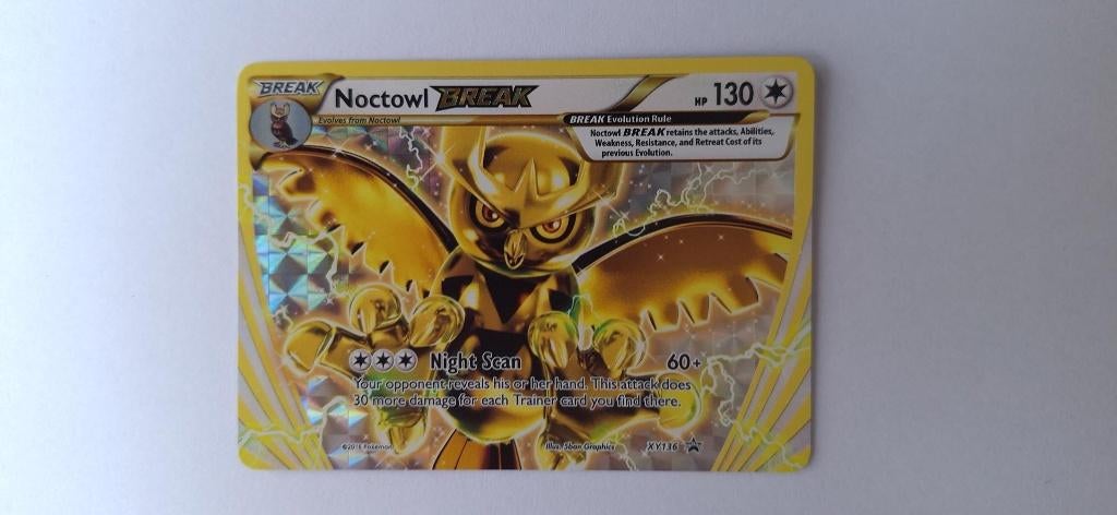 Pokémon kaart Noctowl Break, Ophalen of Verzenden, Nieuw, Losse kaart