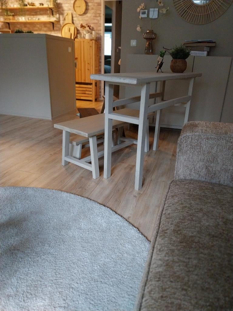 Houten tafeltjes +sidetable hout, Ophalen of Verzenden, Minder dan 10 m², Parket