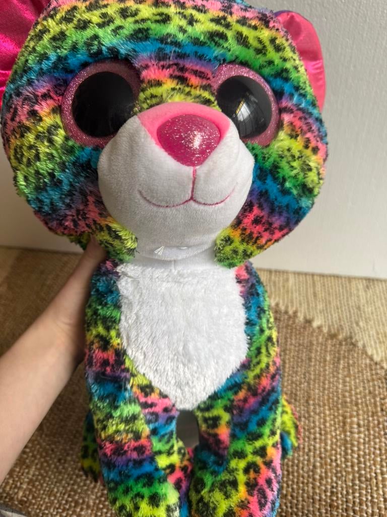 TY Beanie Boo's luipaard 42cm, Ophalen of Verzenden, Zo goed als nieuw, Overige typen