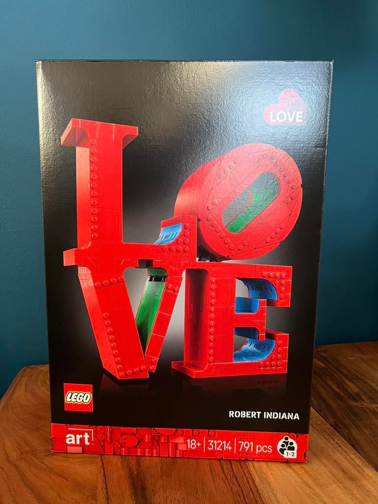 Lego set Love 31214 art Robert Indiana, Overige thema's, Lego, Nieuw, Ophalen of Verzenden