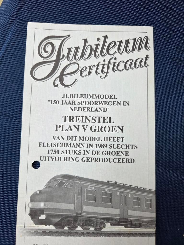 Jubileummodel Fleischmann 4472 Plan V Groen, Gelijkstroom, Fleischmann, Wagon, Ophalen of Verzenden