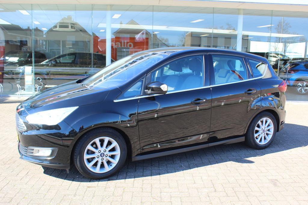 Ford C-MAX 1.0-125pk Titanium. Goed onderhouden hoogzitter !, Voorwielaandrijving, 12 maanden, Stof, Gebruikt