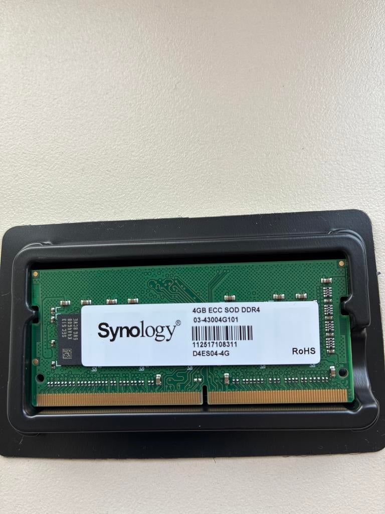 Synology 4GB ECC SOD DDR4 RAM, Computers en Software, Server, DDR4, Nieuw, Ophalen of Verzenden