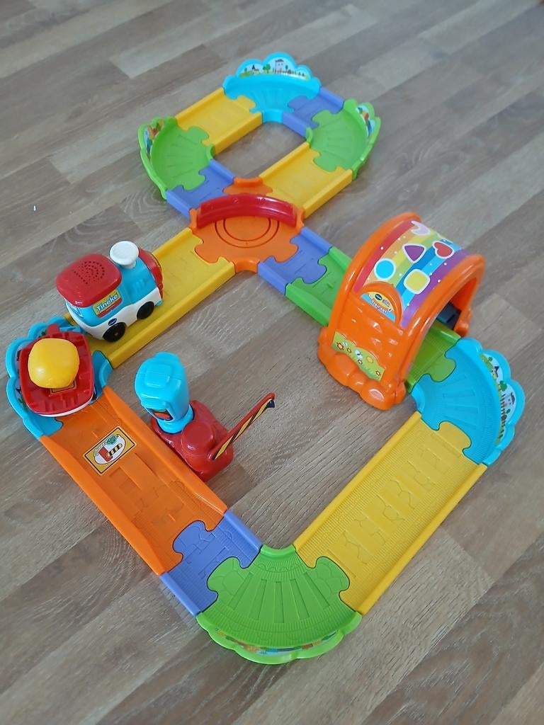 Toet toet auto treinbaan, Kinderen en Baby's, Speelgoed | Vtech, Ophalen, Gebruikt, 2 tot 4 jaar