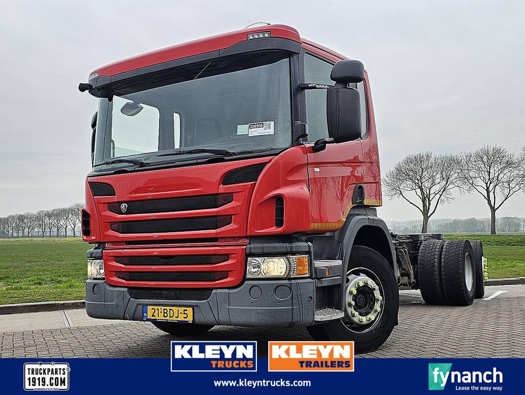 SCANIA P280 62x*4 pto e6 420dkm, Auto's, Automaat, Euro 6, Scania, Origineel Nederlands