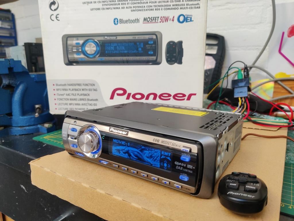 Pioneer DEH-P70BT Dolfijnen Autoradio bluetooth, Ophalen of Verzenden