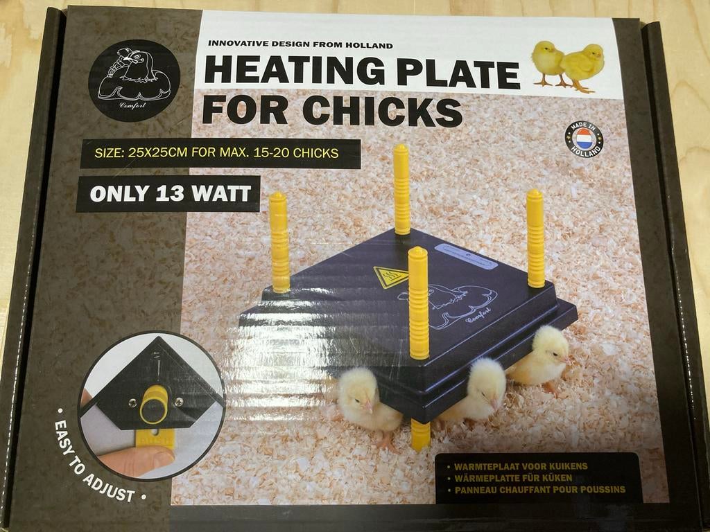 Warmteplaat voor kuikens kippen met plastic cover, Dieren en Toebehoren, Ophalen, Zo goed als nieuw, Overige typen