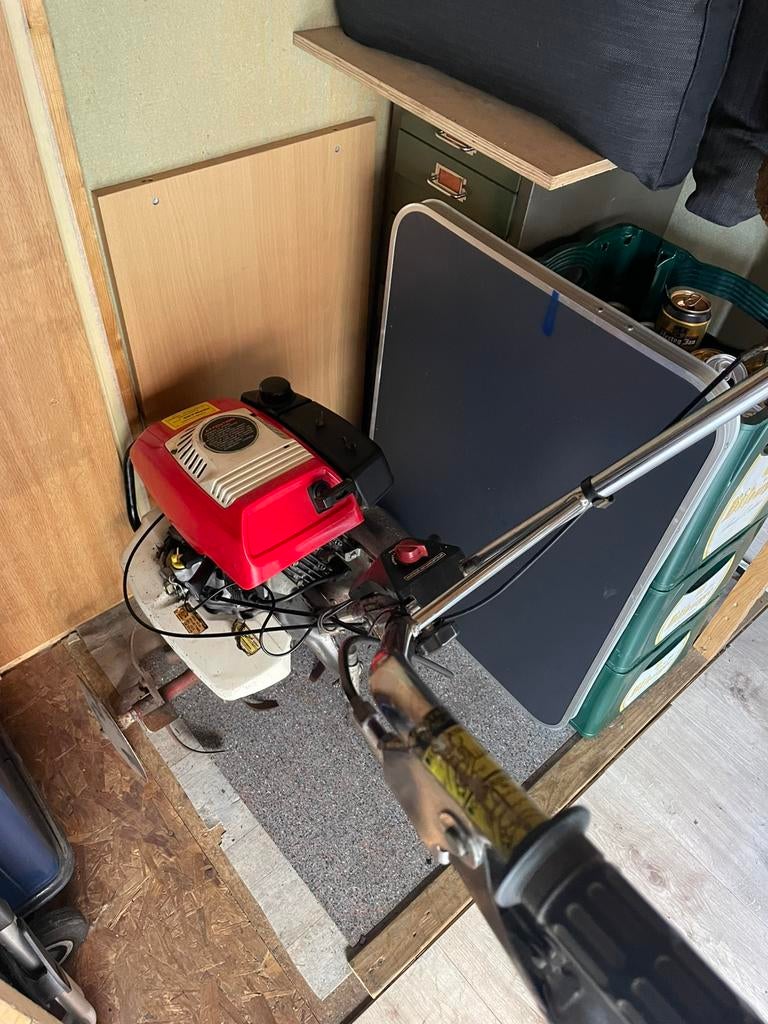 Honda G100 grond ploegje/frees 4 takt rond 100cc, Ophalen, Gebruikt