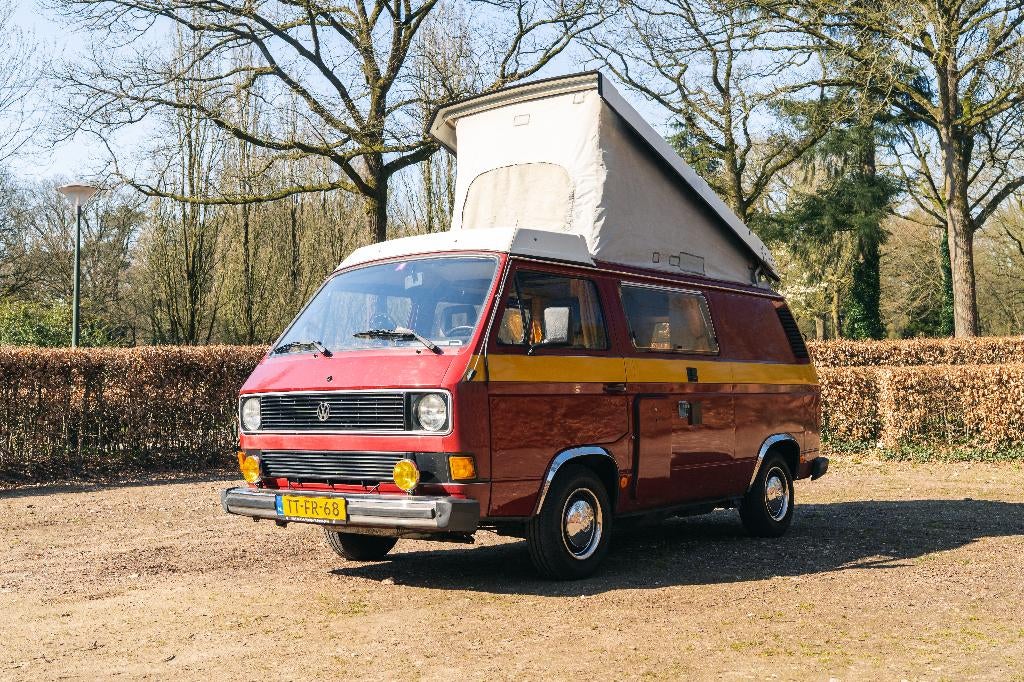 VW T3 camper Eder met Westfalia dak wegenbelastingvrij benz., Caravans en Kamperen, Campers, Winterisolatie, Standaard zit, Volkswagen