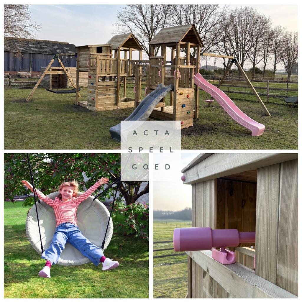 Speeltoestel • Glijbaan • Schommel Montage mogelijk!, Kinderen en Baby's, Speelgoed | Buiten | Speeltoestellen, Ophalen of Verzenden