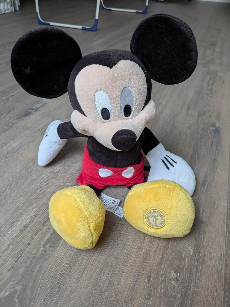 Mickey Mouse knuffel, groot, Ophalen of Verzenden, Mickey Mouse, Zo goed als nieuw, Knuffel